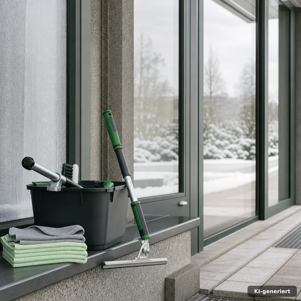 Technik-Setup für Glasreinigung Winter Streifenfrei: saubere Abläufe an der Anlage