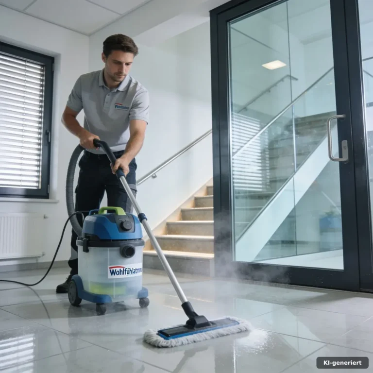 Glasreinigung Winter Streifenfrei Technik sicher planen